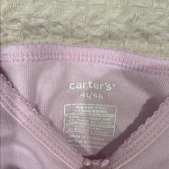 Carter's Dinosaur Pink and Red Pajama Sets Size 4T - Picture 9 of 11